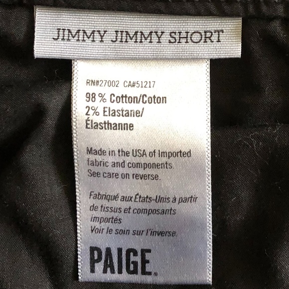 Paige Jimmy Jimmy Shorts (black) - Picture 7 of 7